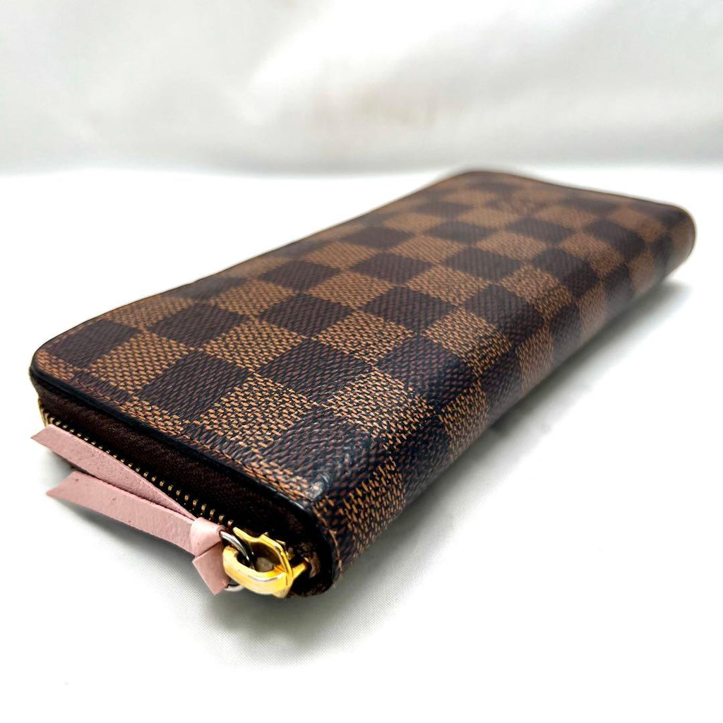 Louis Vuitton Damier Ebene Clemence Rosevalerine Zippy Wallet — view 4