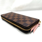 Louis Vuitton Damier Ebene Clemence Rosevalerine Zippy Wallet — view 5