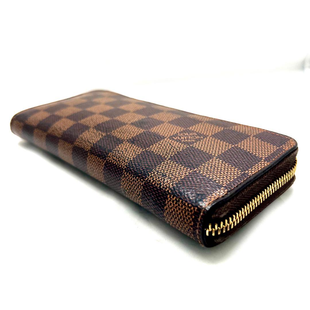 Louis Vuitton Damier Ebene Clemence Rosevalerine Zippy Wallet — view 7