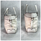Gucci GG Tote White Canvas Leather Logo — view 7