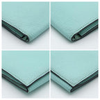 Hermes Bearn Dupri Wallet Mint Chevre — view 8