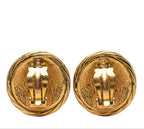 Chanel CC Logo Vintage Round Earrings — view 2