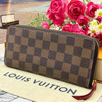 Louis Vuitton Damier Portefeuille Clemence Wallet — view 2