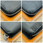 Louis Vuitton Epi Zippy Wallet Noir — view 6