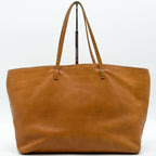 Fendi Selleria Cabas Tote Bag Leather Yellow Shoulder Roll