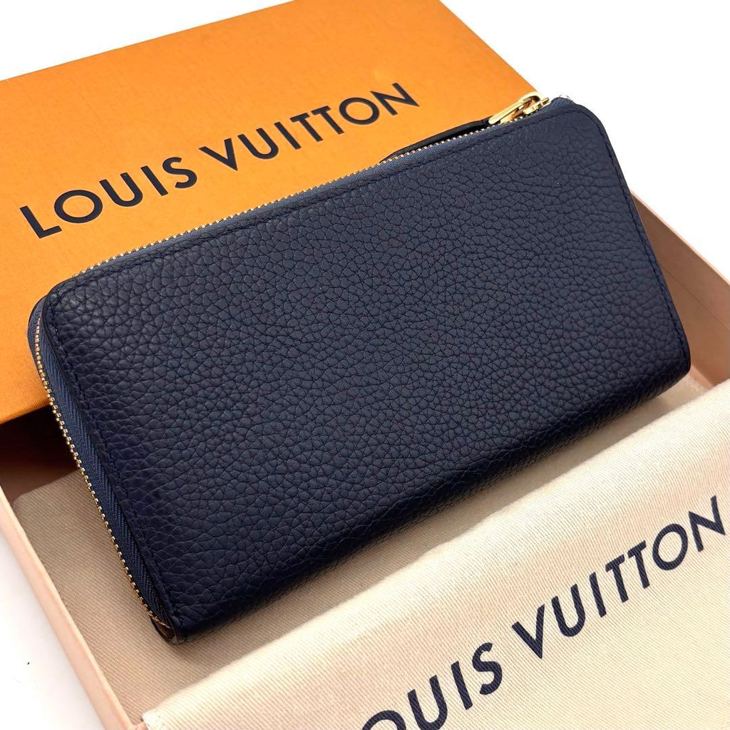 Louis Vuitton Taurillon Portefeuille Comet L-shaped Zip Around Wallet — view 2
