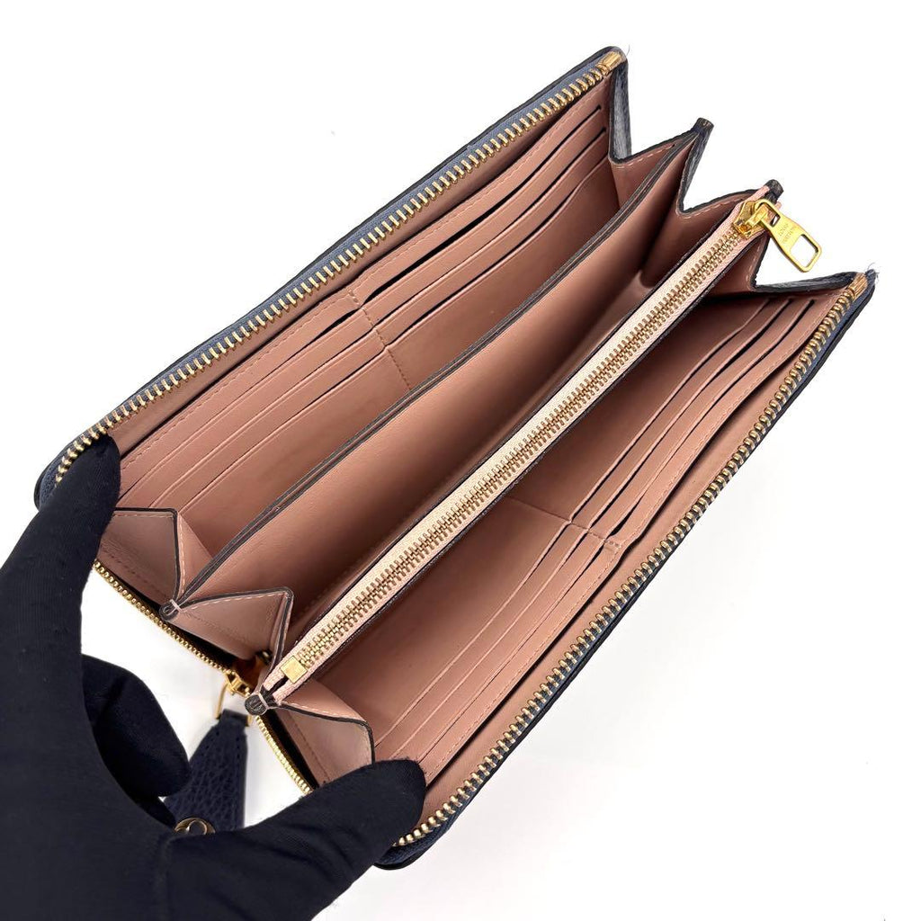 Louis Vuitton Taurillon Portefeuille Comet L-shaped Zip Around Wallet — view 3