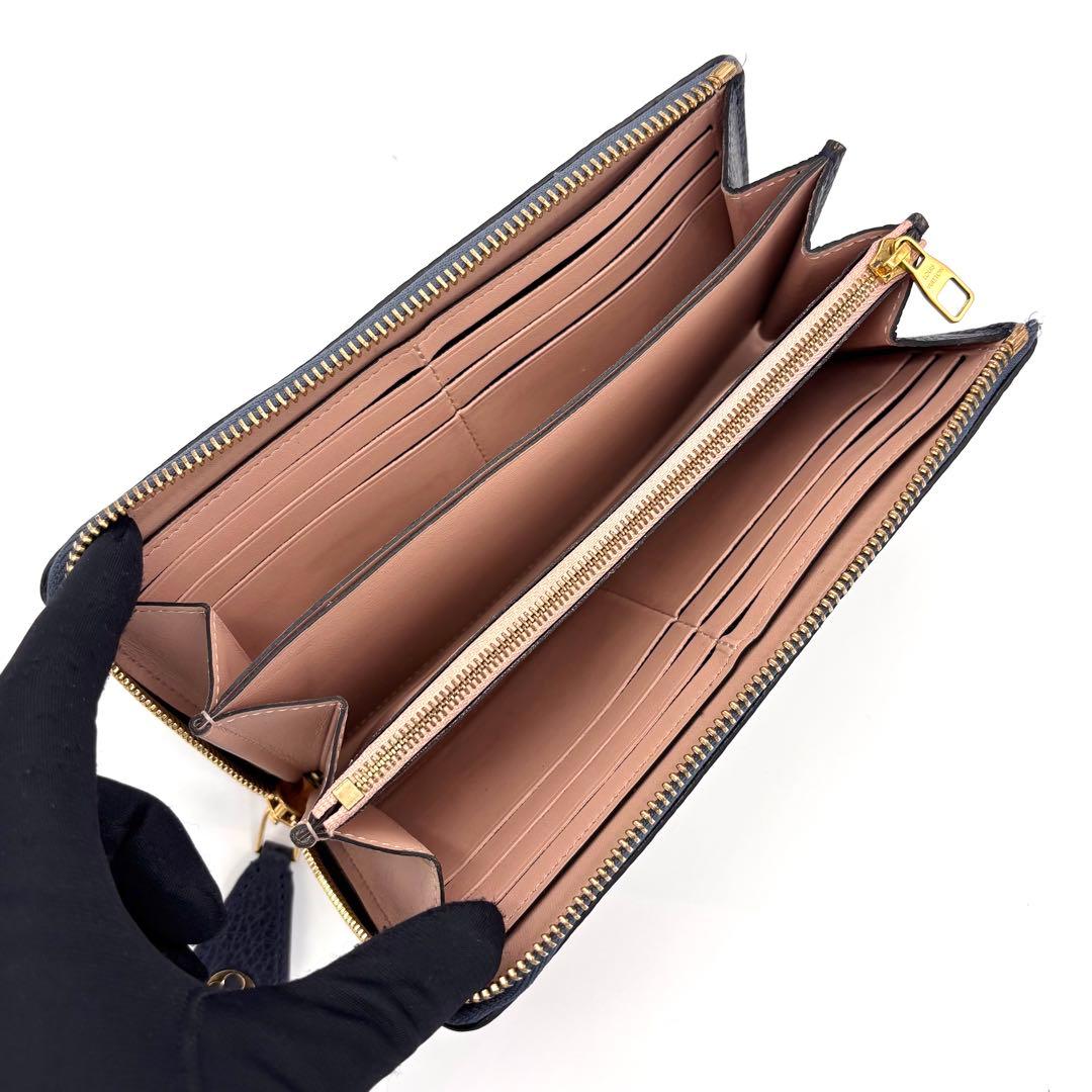 Louis Vuitton Taurillon Portefeuille Comet L-shaped Zip Around Wallet — view 3