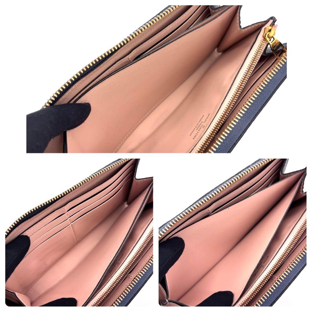 Louis Vuitton Taurillon Portefeuille Comet L-shaped Zip Around Wallet — view 6