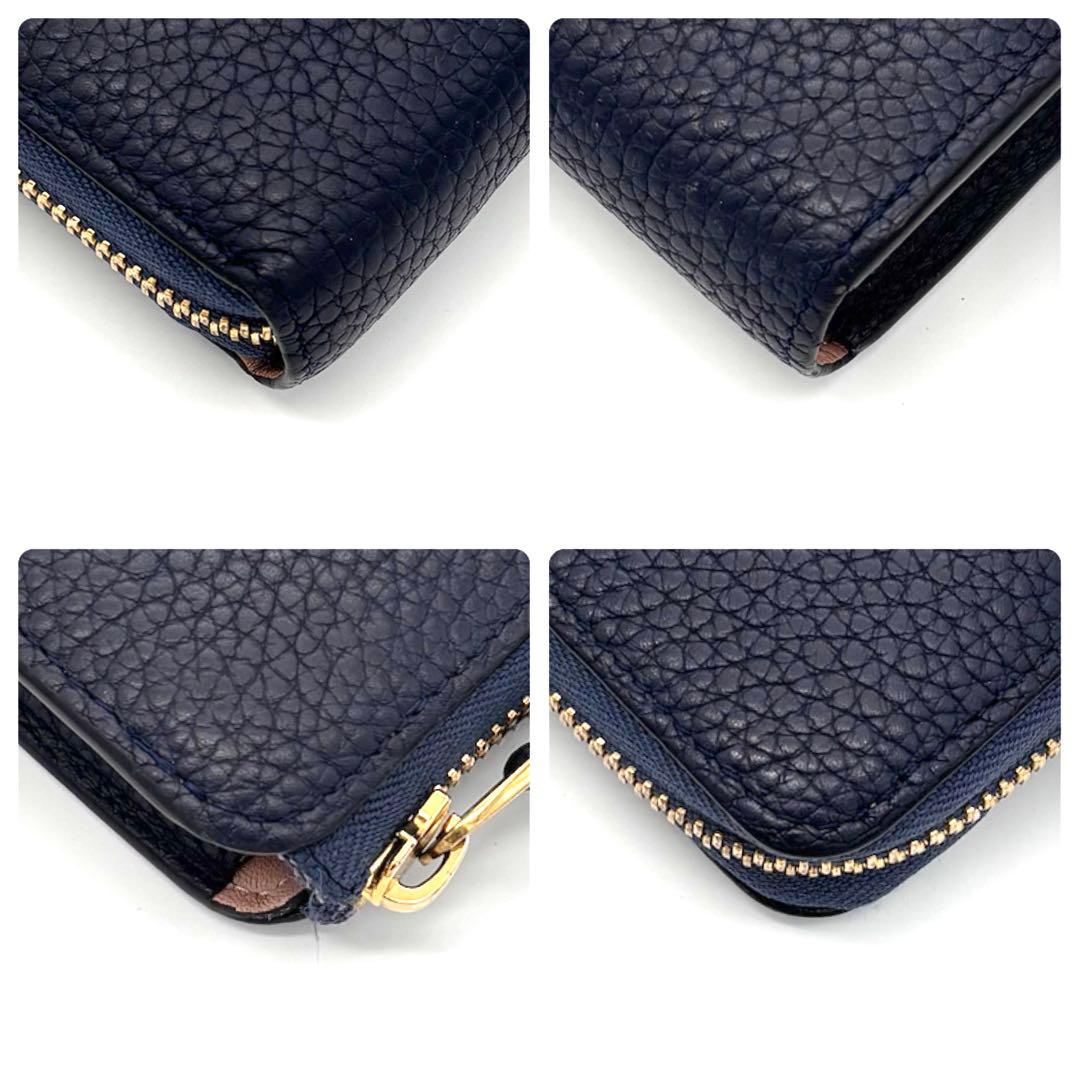 Louis Vuitton Taurillon Portefeuille Comet L-shaped Zip Around Wallet — view 8