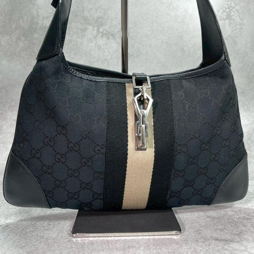 Gucci GG Sherry Line Shoulder Bag Black Jackie — view 2