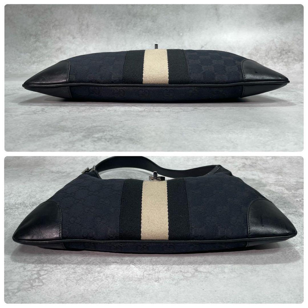 Gucci GG Sherry Line Shoulder Bag Black Jackie — view 8