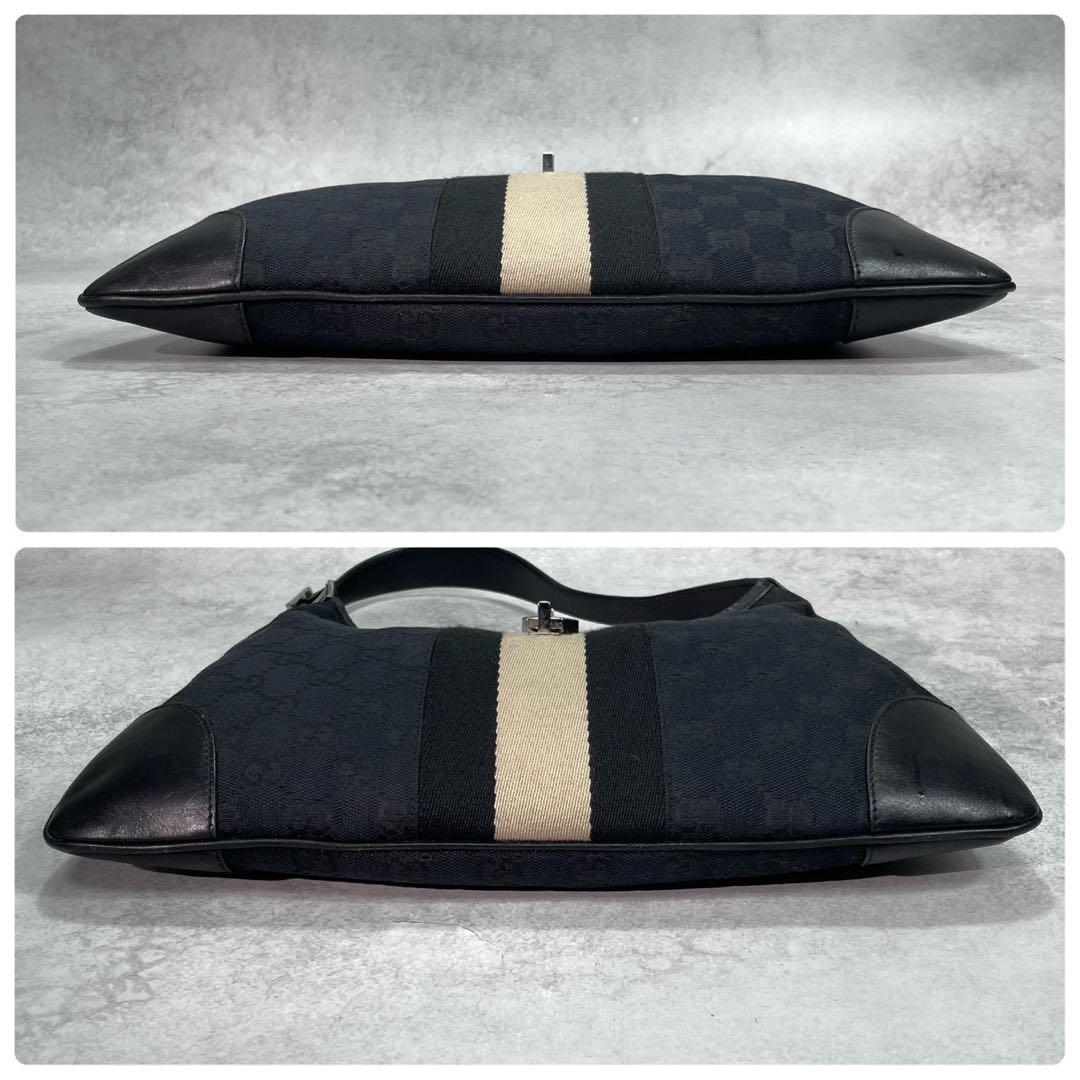 Gucci GG Sherry Line Shoulder Bag Black Jackie — view 8