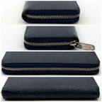 Louis Vuitton Zippy Wallet Epi Navy Round — view 4