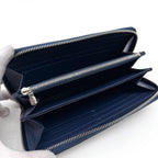 Louis Vuitton Zippy Wallet Epi Navy Round — view 6