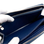 Louis Vuitton Zippy Wallet Epi Navy Round — view 8