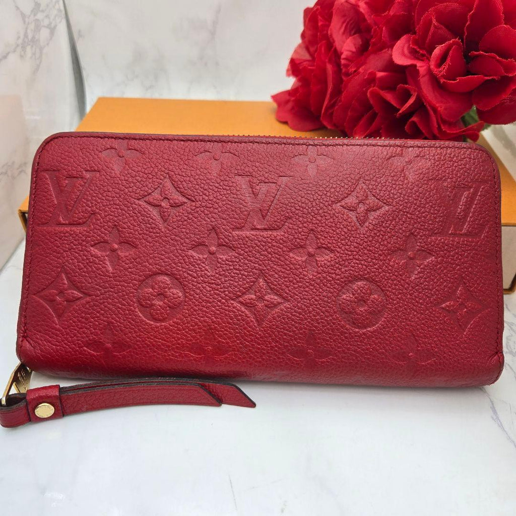 Louis Vuitton Monogram Empreinte Zippy Wallet