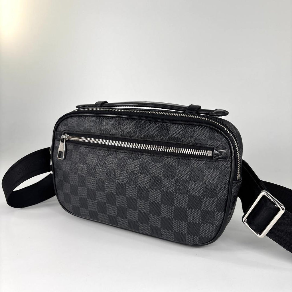 Louis Vuitton Super Damier Graphite Ambler Belt — view 2