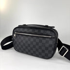 Louis Vuitton Super Damier Graphite Ambler Belt — view 2