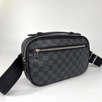 Louis Vuitton Super Damier Graphite Ambler Belt — view 3