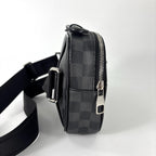 Louis Vuitton Super Damier Graphite Ambler Belt — view 4