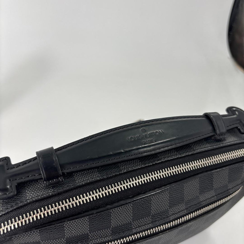 Louis Vuitton Super Damier Graphite Ambler Belt — view 6