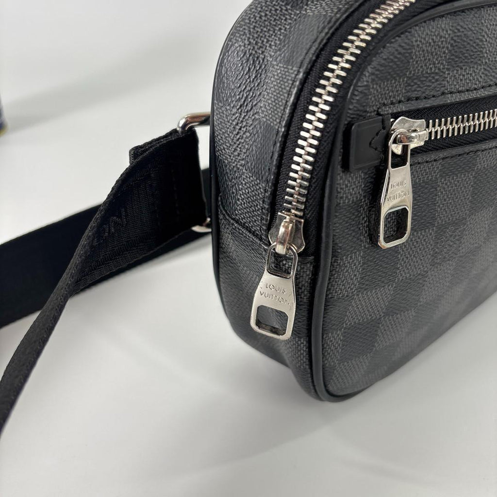 Louis Vuitton Super Damier Graphite Ambler Belt — view 7