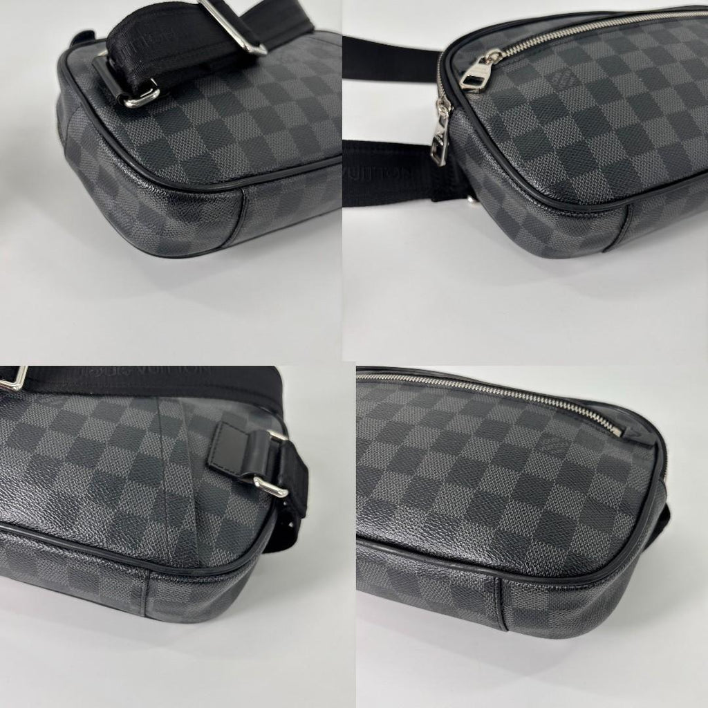 Louis Vuitton Super Damier Graphite Ambler Belt — view 8