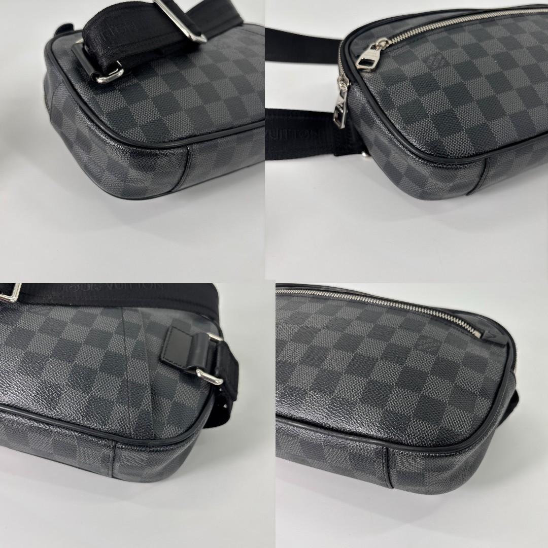 Louis Vuitton Super Damier Graphite Ambler Belt — view 8