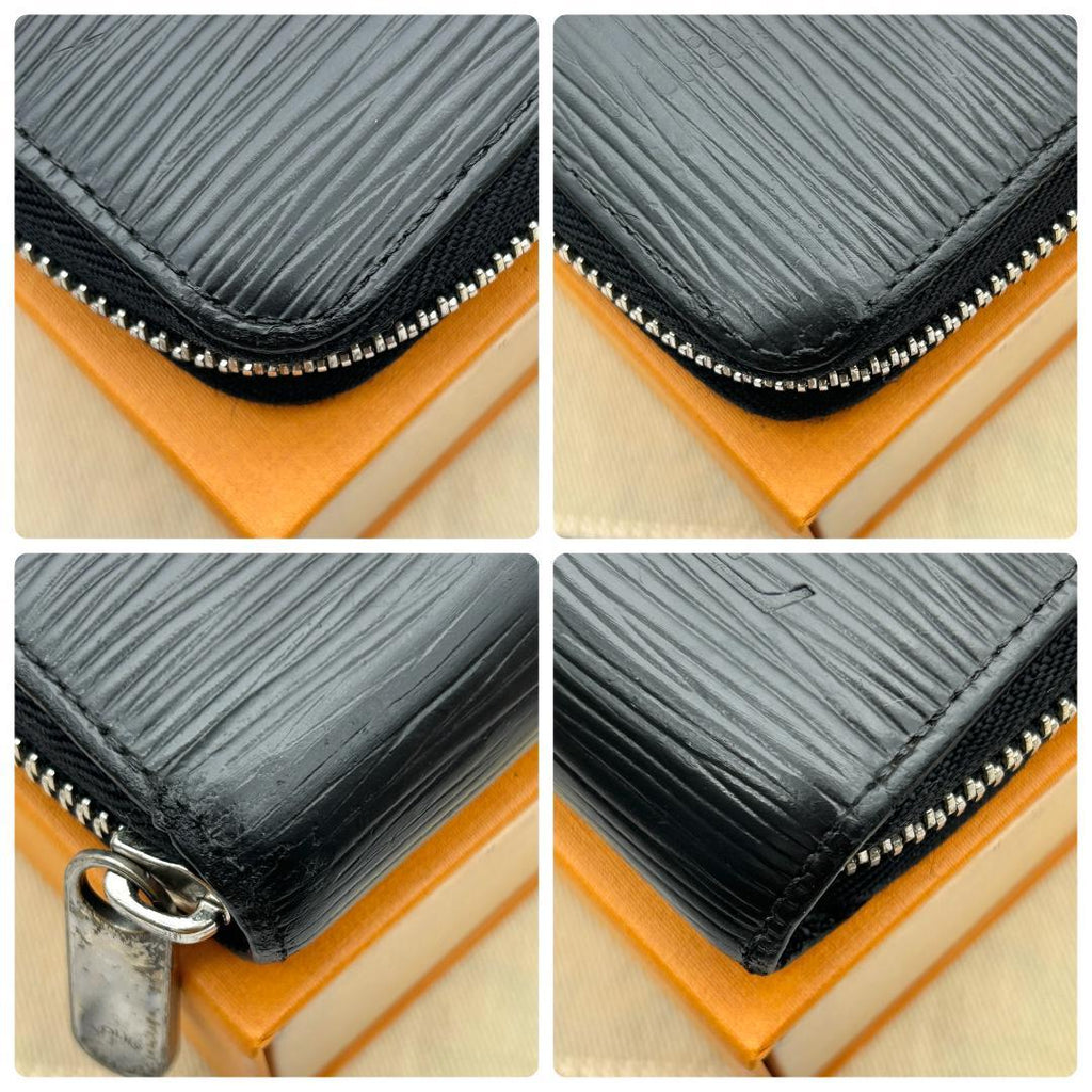 Louis Vuitton Epi Zippy Wallet Noir — view 5