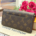 Louis Vuitton Monogram Portefeuille Sarah Wallet — view 2