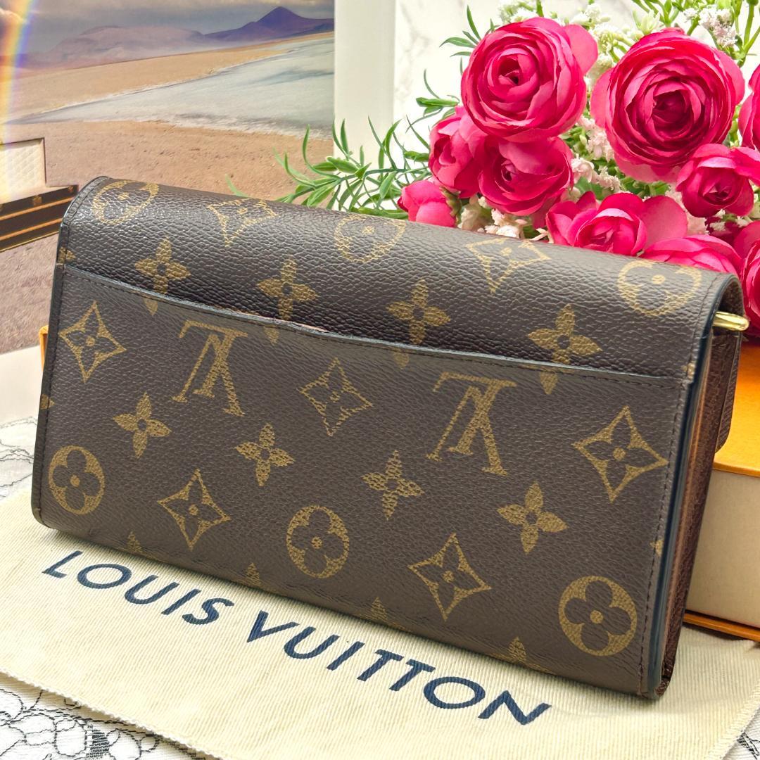 Louis Vuitton Monogram Portefeuille Sarah Wallet — view 2