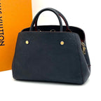 Louis Vuitton Montaigne BB Monogram Empreinte Navy Handbag — view 2