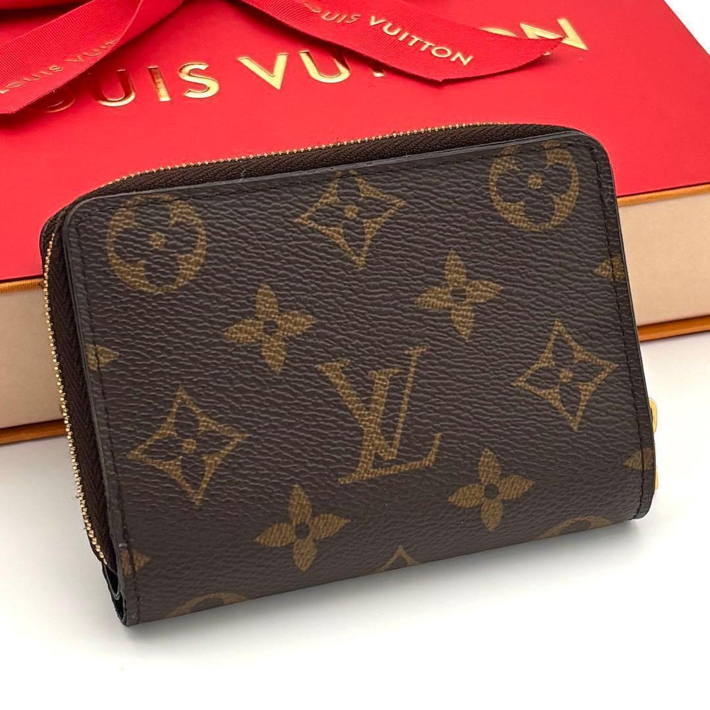 Louis Vuitton Monogram Giant Portefeuille Lou Brown Wallet W/ — view 2