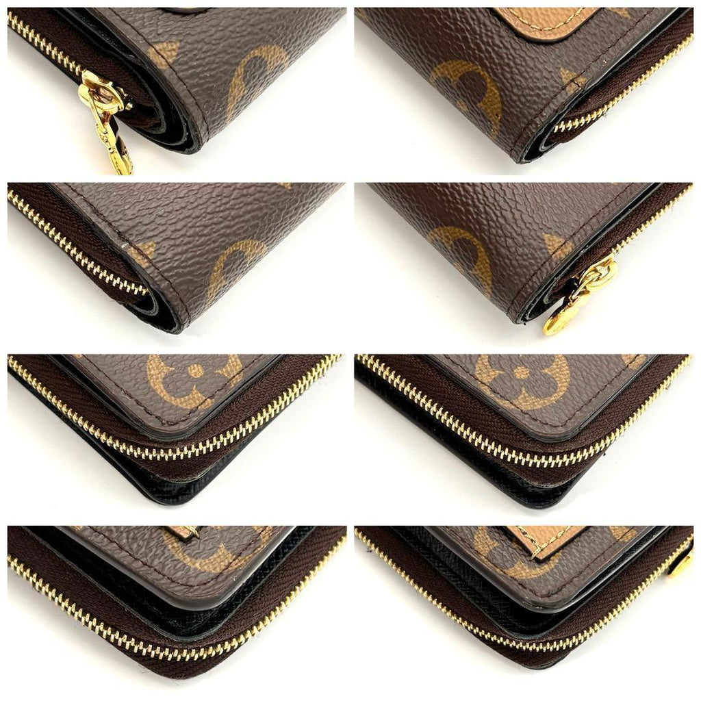 Louis Vuitton Monogram Giant Portefeuille Lou Brown Wallet W/ — view 8