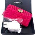 Chanel Wallet Boy Round
