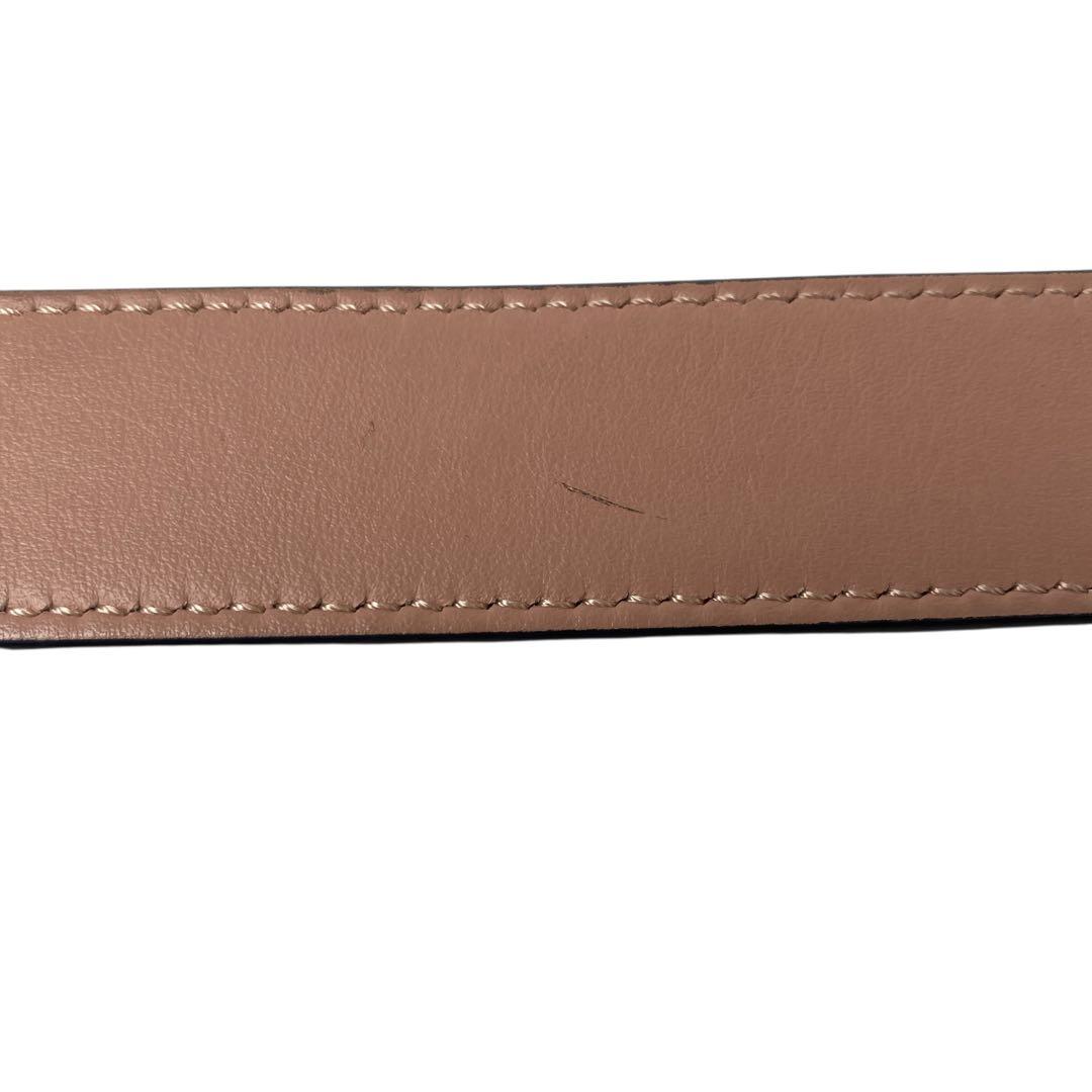 Fendi FF Leather Belt Buckle Black — view 8