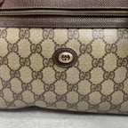 Gucci GG Clutch Brown Leather Logo Second — view 4