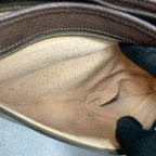 Gucci GG Clutch Brown Leather Logo Second — view 6
