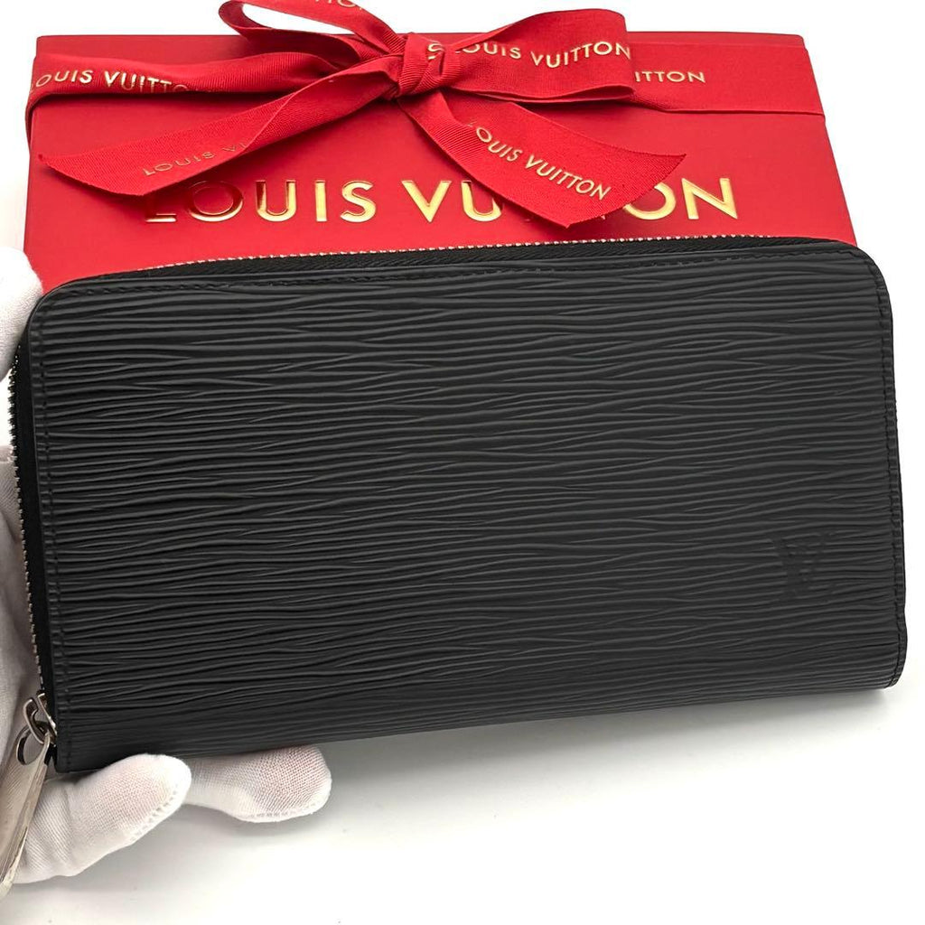 Louis Vuitton Wallet Epi with IC Zippy Black