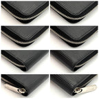 Louis Vuitton Wallet Epi with IC Zippy Black — view 8