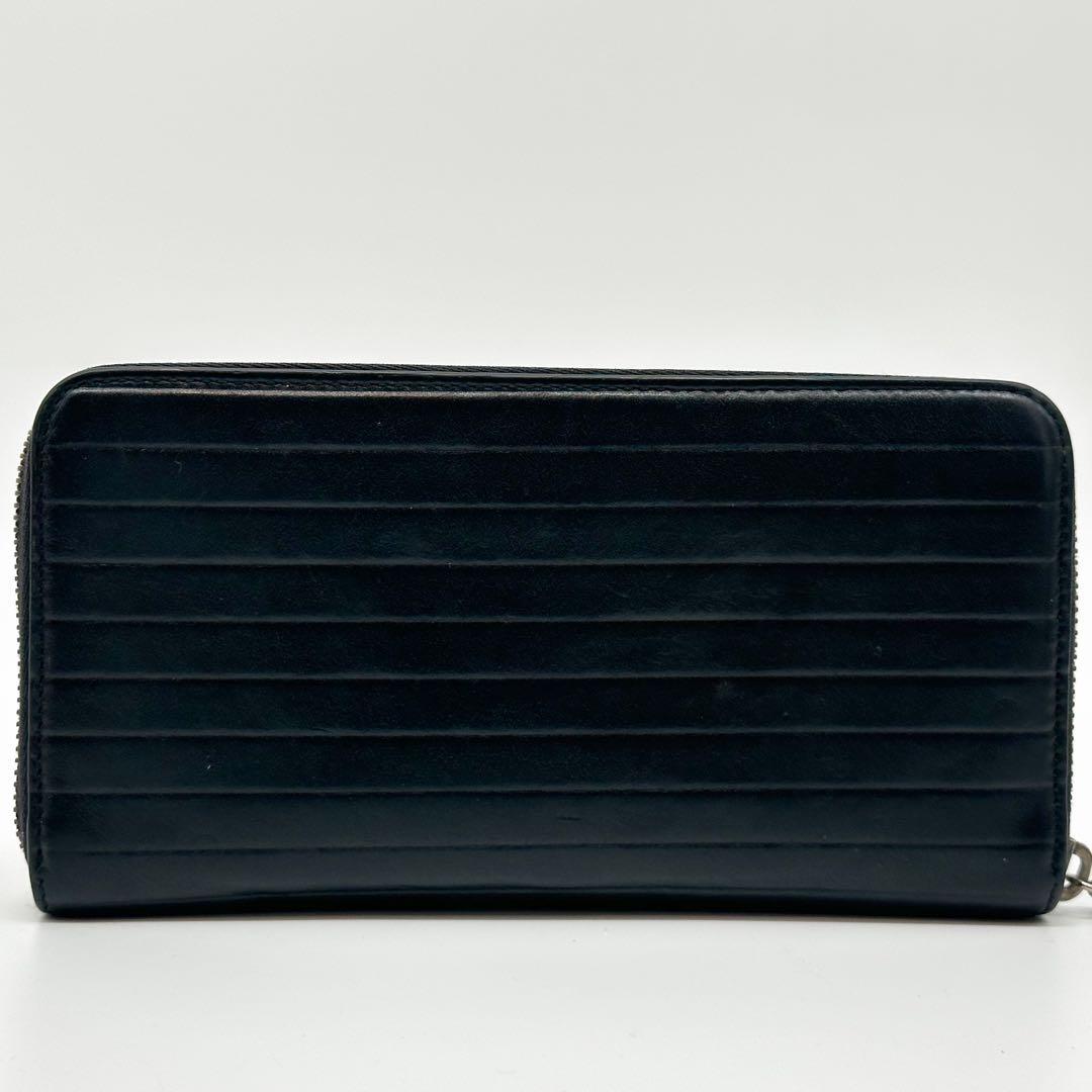 Dior Homme Zip Around Wallet Leather Logo CD — view 3
