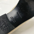 Hermes D'estaing Suede Kelly Hardware Loafers Beige — view 9