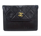 Chanel Quilted CC Logo Lambskin Card Case Mini — view 2