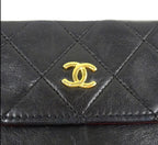 Chanel Quilted CC Logo Lambskin Card Case Mini — view 4