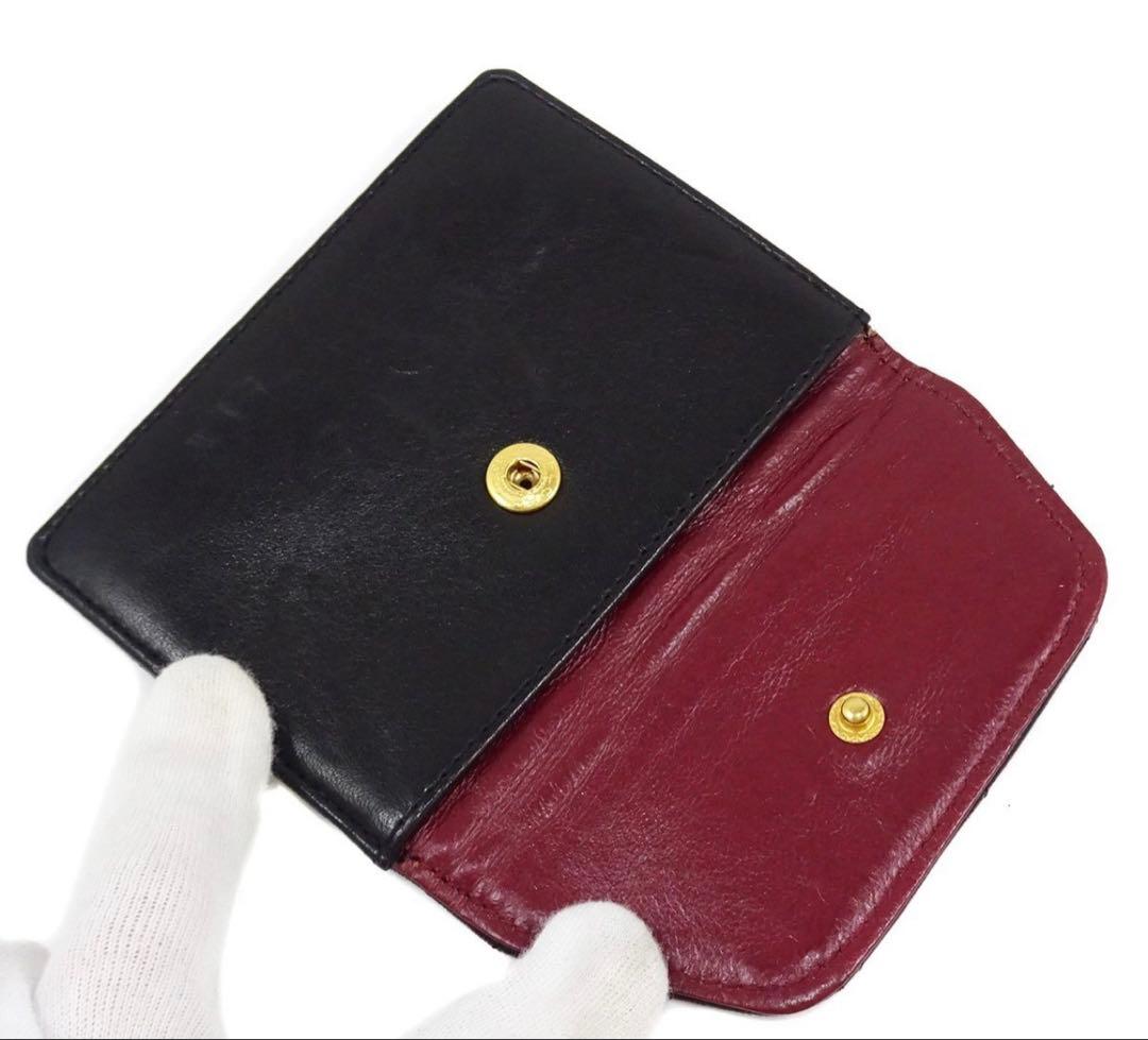 Chanel Quilted CC Logo Lambskin Card Case Mini — view 7