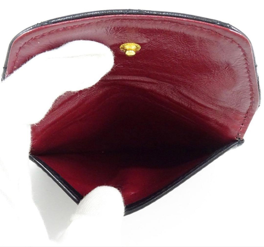 Chanel Quilted CC Logo Lambskin Card Case Mini — view 8