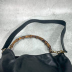 Gucci Shoulder Bag 2-Way Bamboo Black Leather — view 4