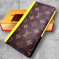 Louis Vuitton Monogram Macassar Portefeuille Plaza Yellow Wallet