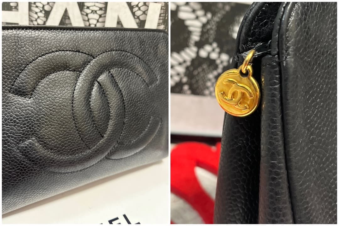 Chanel Caviar Leather Pouch Vanity — view 2